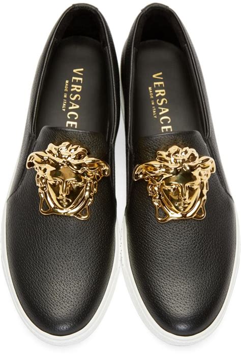 versace slip ons mens